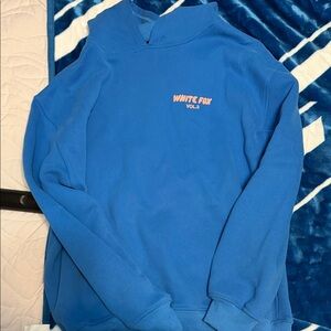 White Fox Boutique Blue Sweatshirt